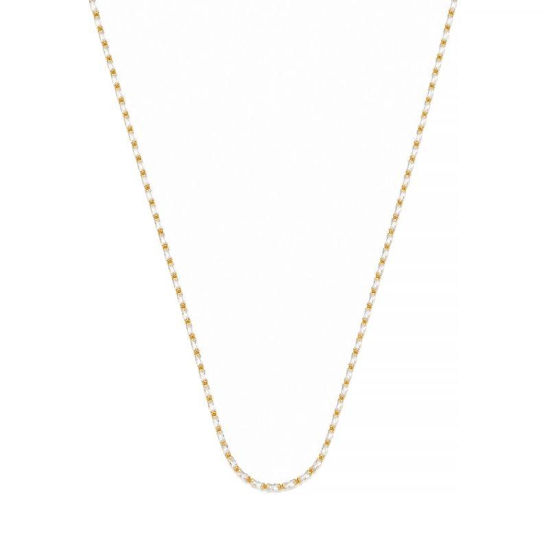 Colar Riviera Retangular Ouro