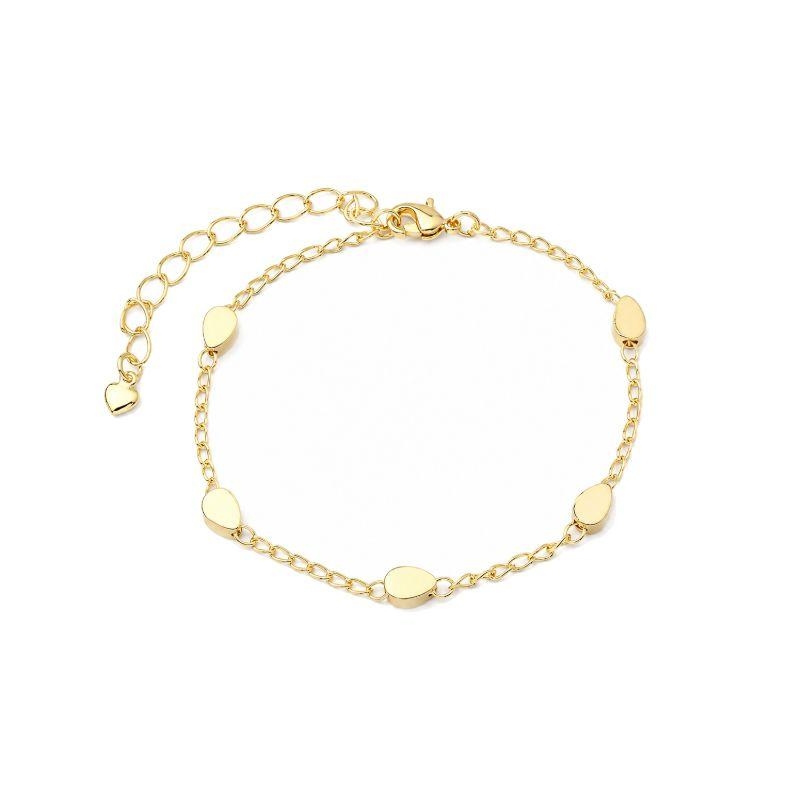 Pulseira Corrente Gotas Ouro