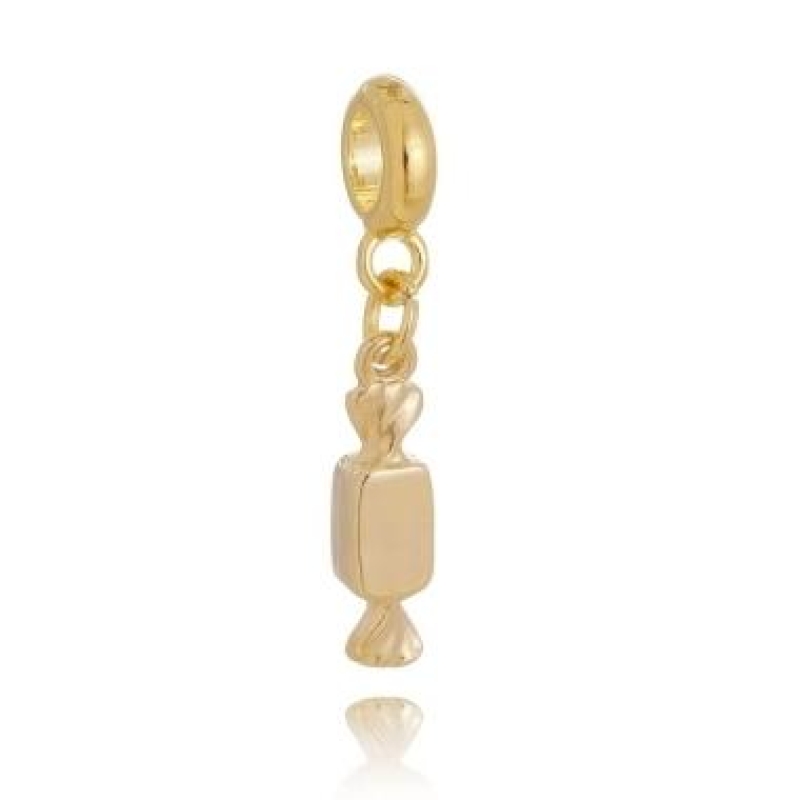 Berloque Bombom Plush Ouro