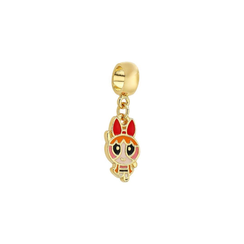 Berloque Menina Poderosa Rosa Ouro