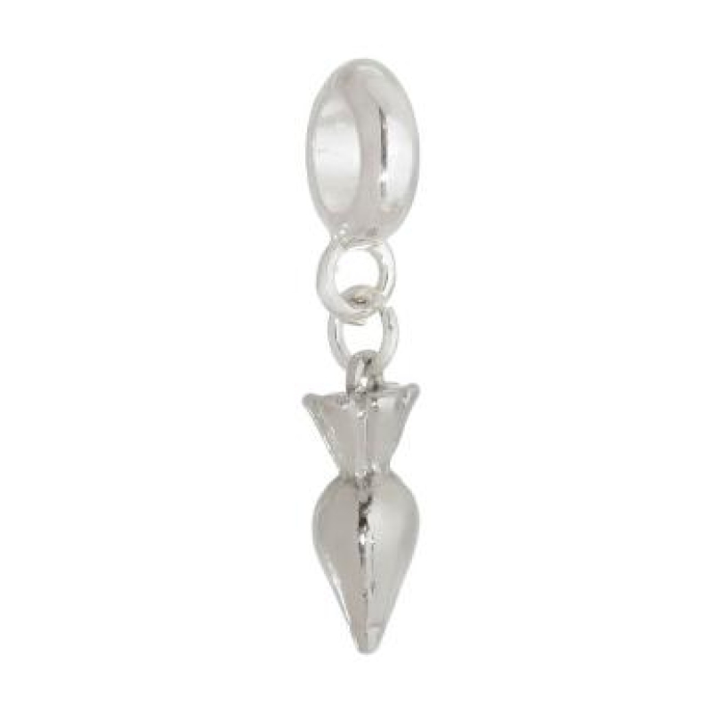 Berloque Saco de Confeitar Plush Prata
