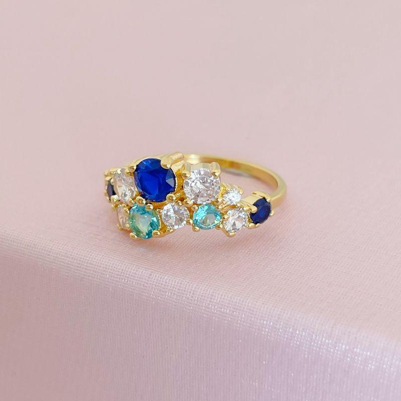 Anel Marinho Místico Ouro