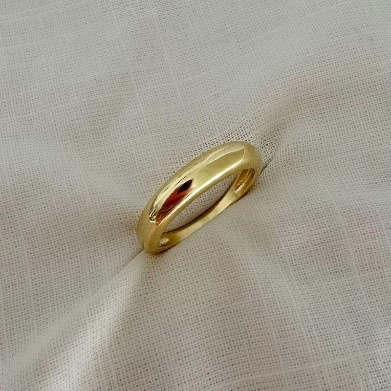 Anel Liso Clássico Ouro
