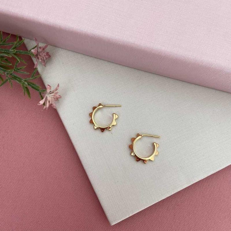 Brinco Argola Ápice Ouro