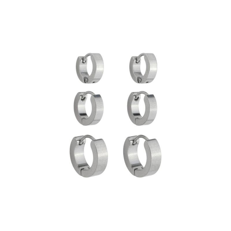 Brinco Argola Grossa G Masculino Aço