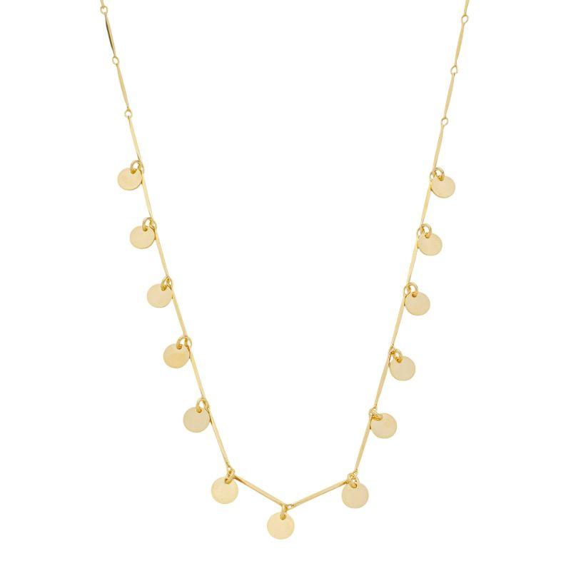 Colar Canutilhos e Medalhas Ouro