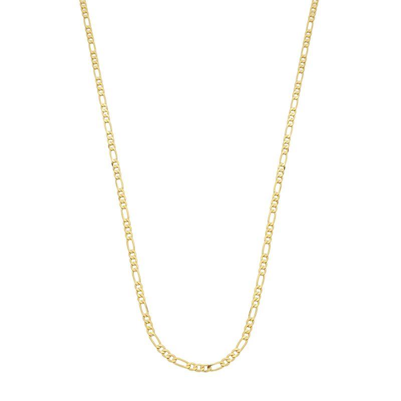 Colar Corrente Flat Fina Masculino Ouro