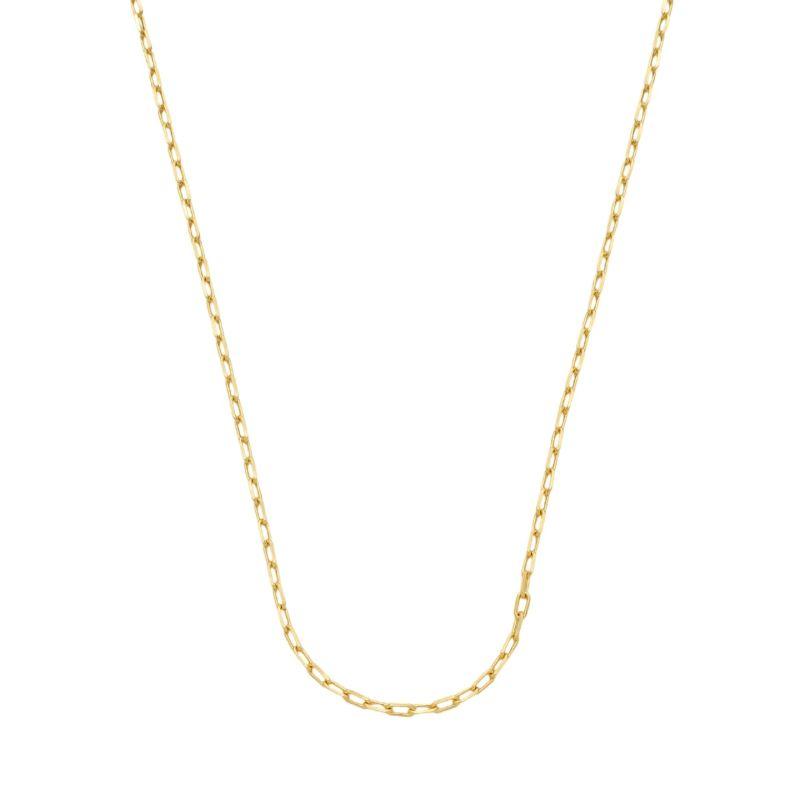 Colar Elo Fino Alongado Ouro