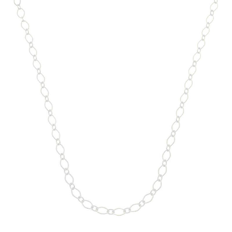 Colar Elos 80cm Prata