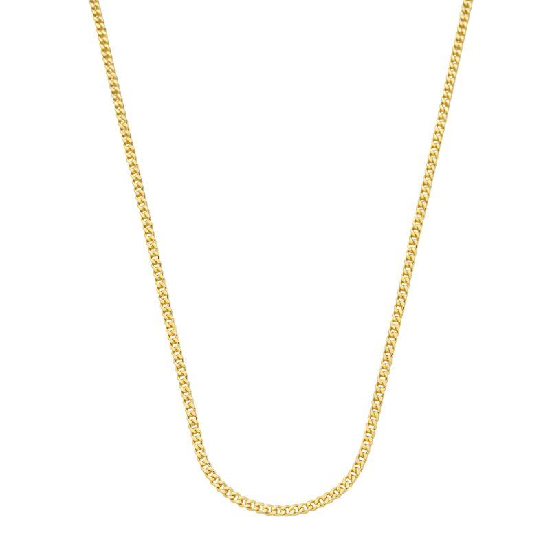 Colar Malha Groumet Masculino Ouro