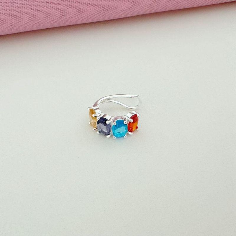 Piercing Fake Colors Prata