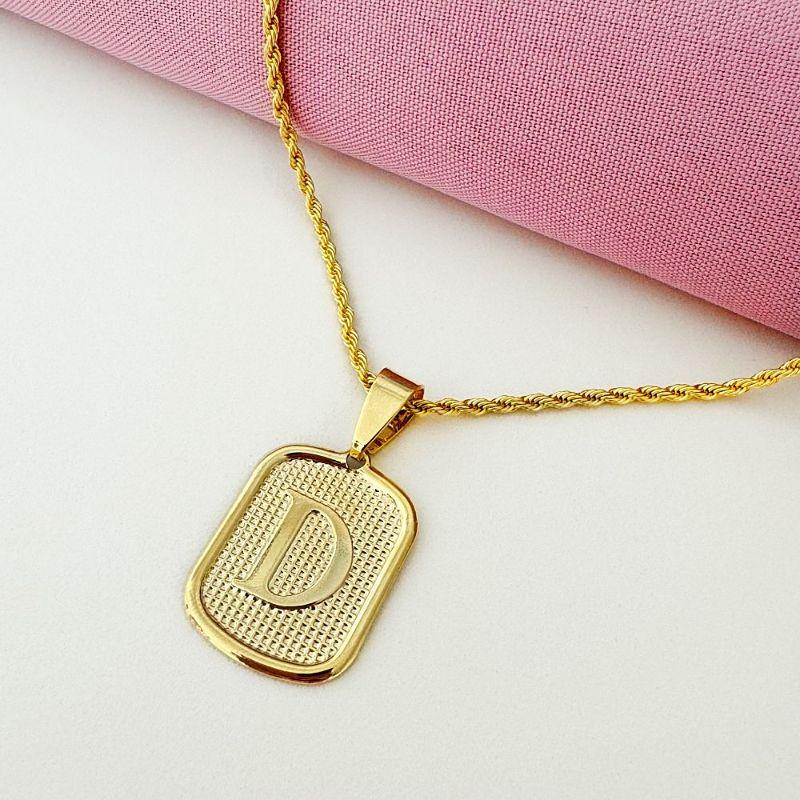 Pingente Letras Ouro - Letra X