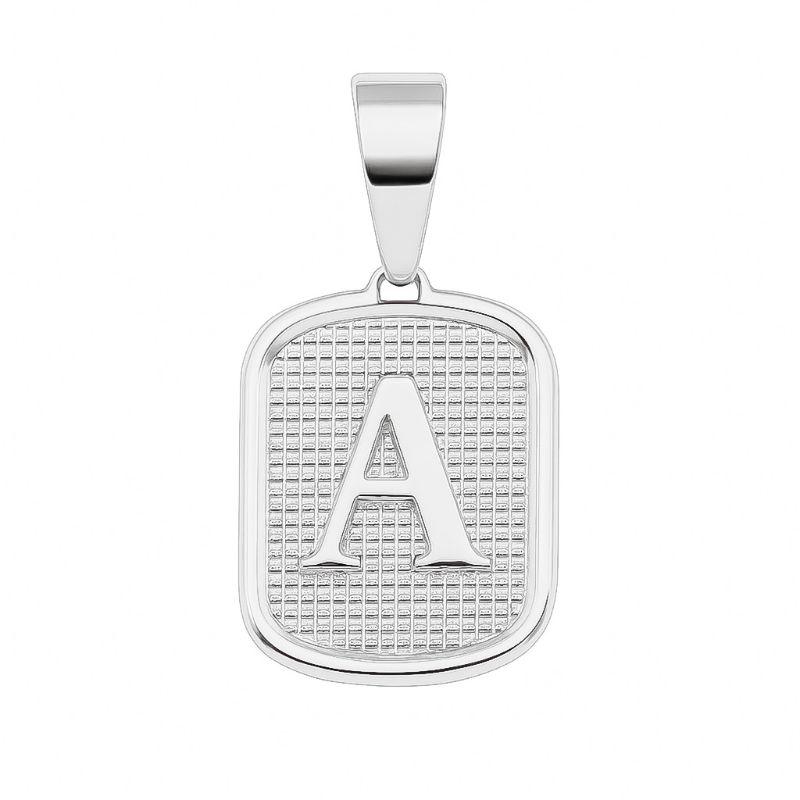 Pingente Letras Prata
