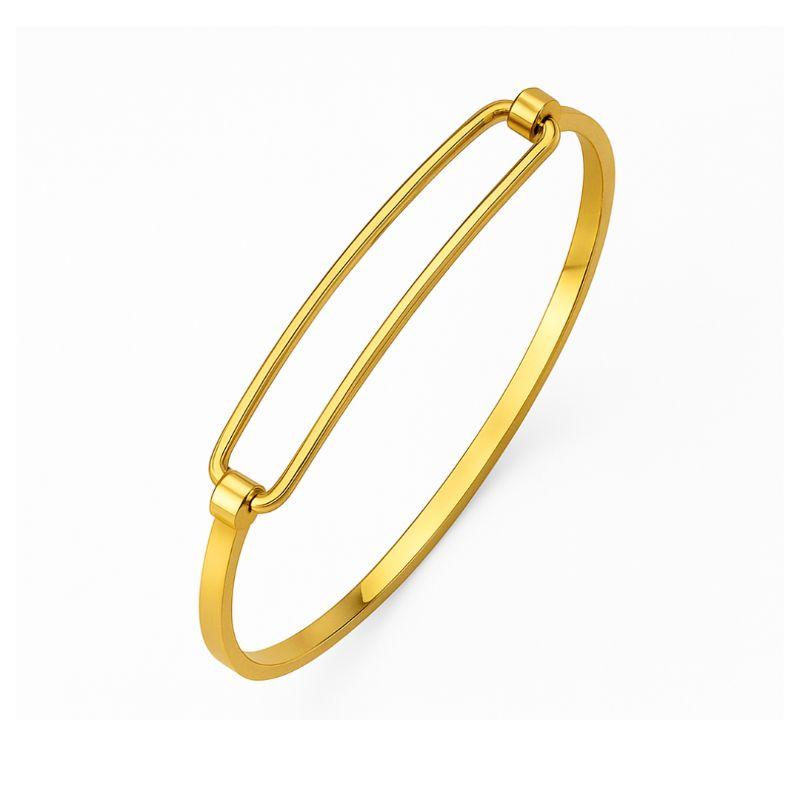 Pulseira Bracelete Encaixe G Ouro