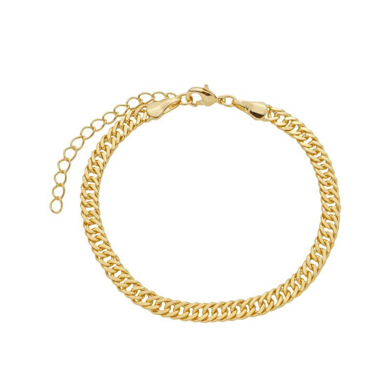 Pulseira Corrente Cubana Ouro