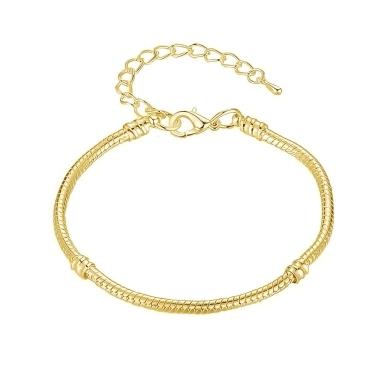 Pulseira de Berloques Ajustável Ouro