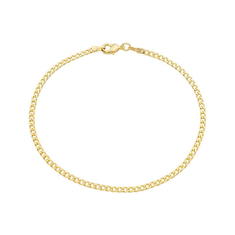 Pulseira Malha Groumet Masculino Ouro