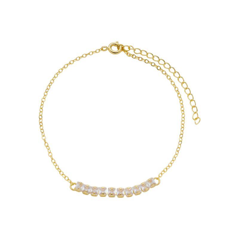 Pulseira Meia Riviera Ouro