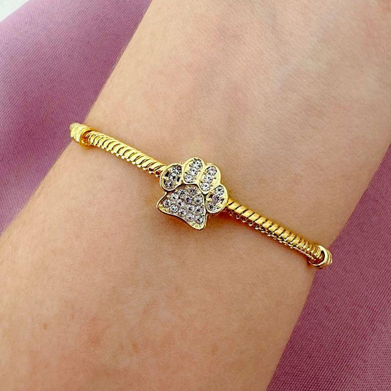 Separador Pata Brilhante Ouro