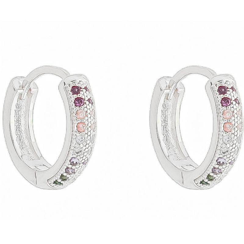 Brinco Argola Colors M Prata