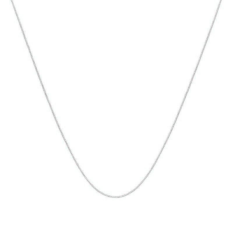 Colar Veneziana 50 cm Prata