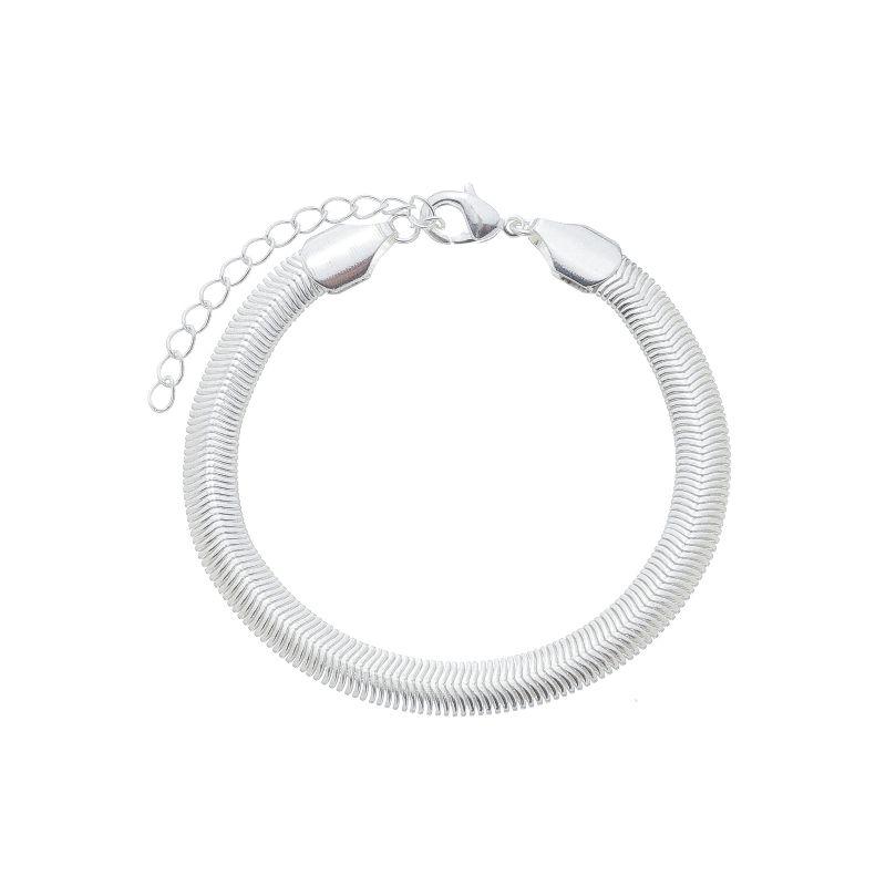 Pulseira Malha G Prata