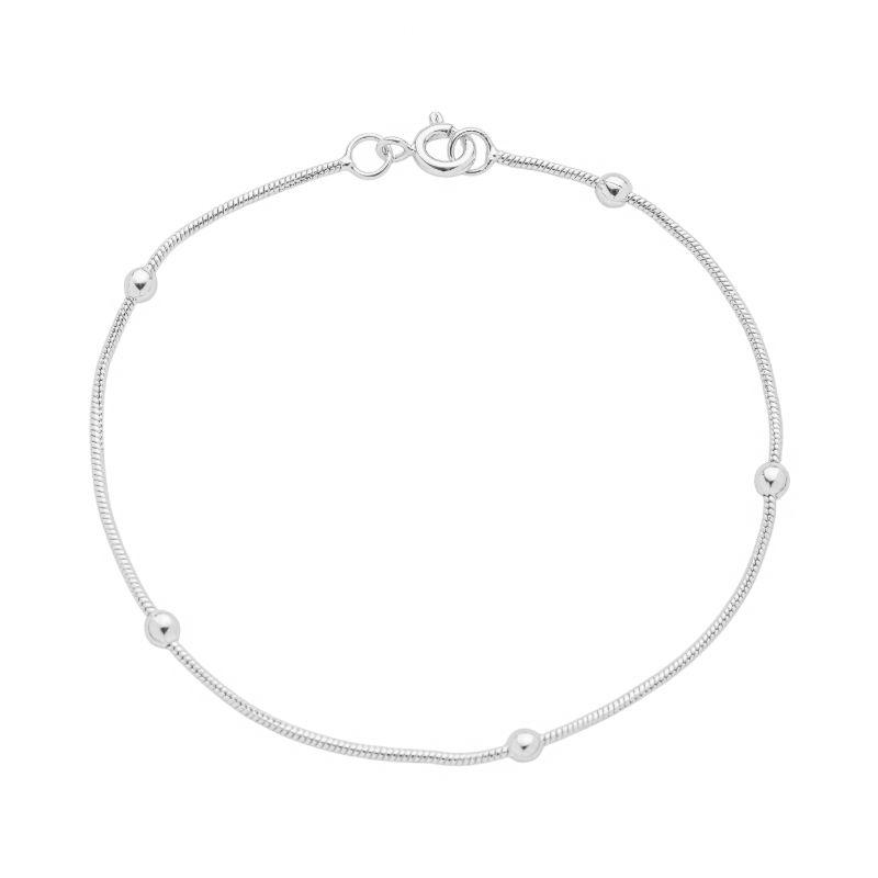 Pulseira Mini Bolinhas Prata