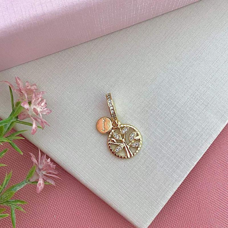 Berloque Árvore da Vida Family Ouro