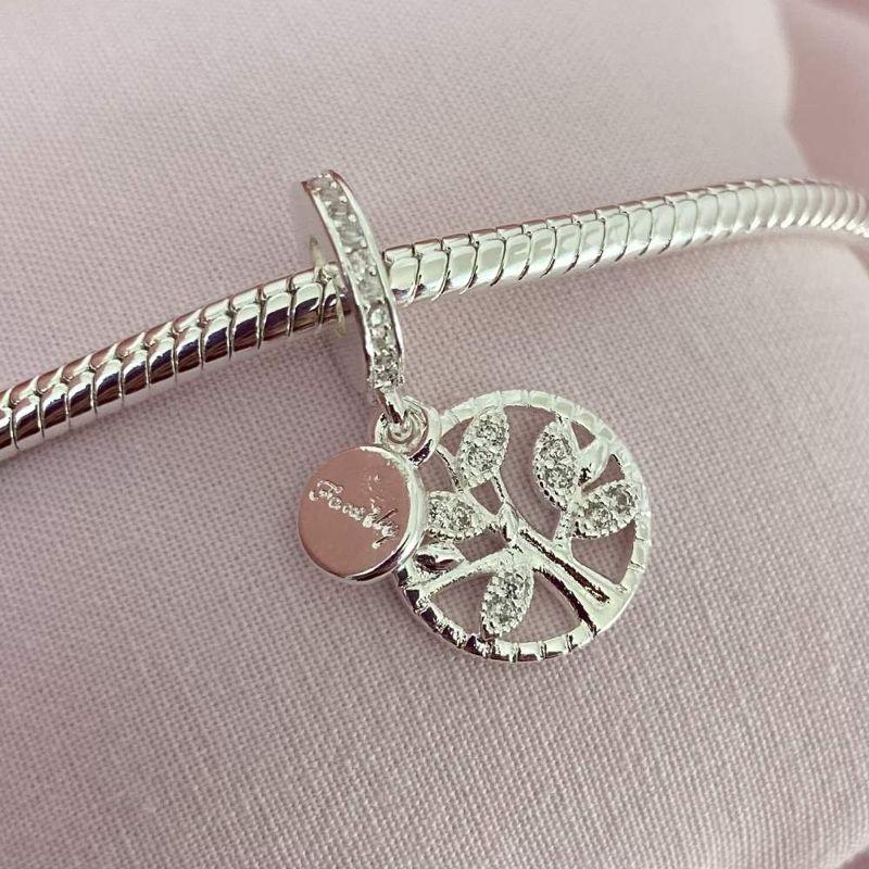 Berloque Árvore da Vida Family Prata