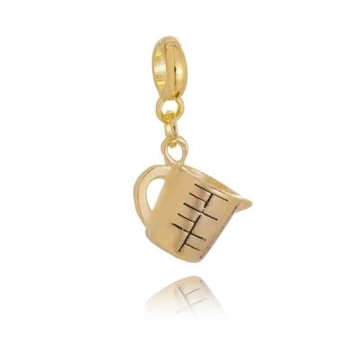 Berloque Copo Medidor Dourado Plush