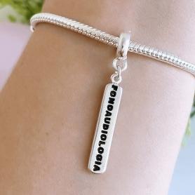 Berloque Profissão Fonoaudiologia Prata