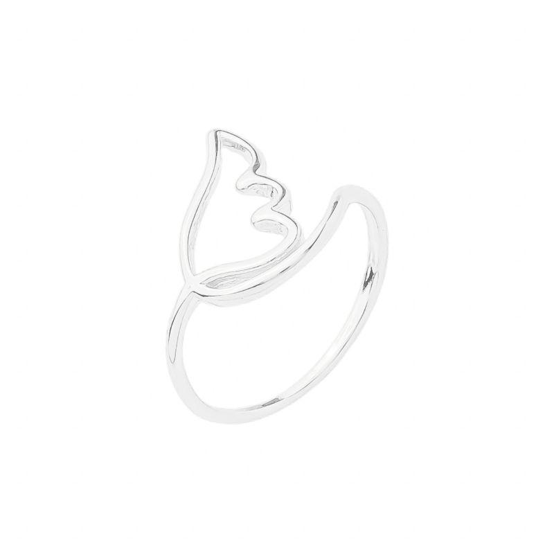 Anel Asa Prata