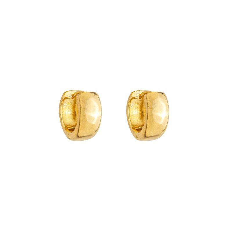 Brinco Argola Grossa Clássica G Ouro