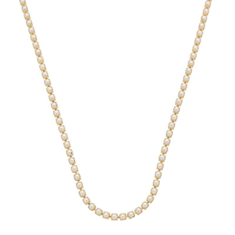 Colar Riviera Pérolas Ouro