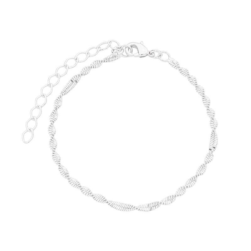 Pulseira Fio Torcido Prata