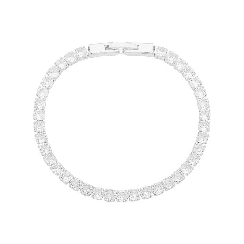 Pulseira Riviera Fecho Relógio Prata