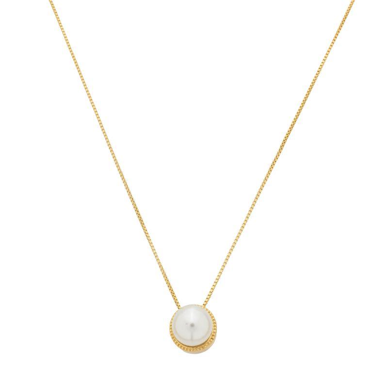 Colar Redondo Pérola Ouro
