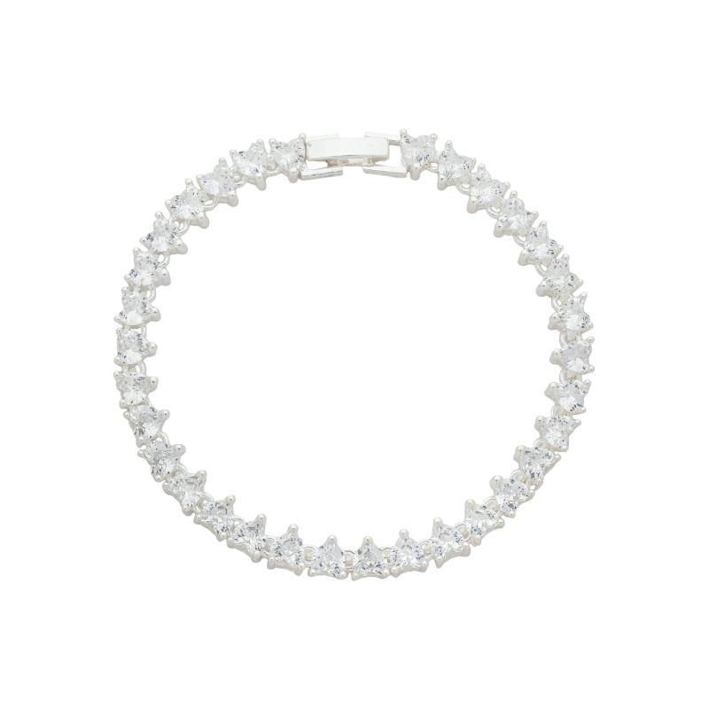 Pulseira Riviera 3 Pontas Clássica Prata