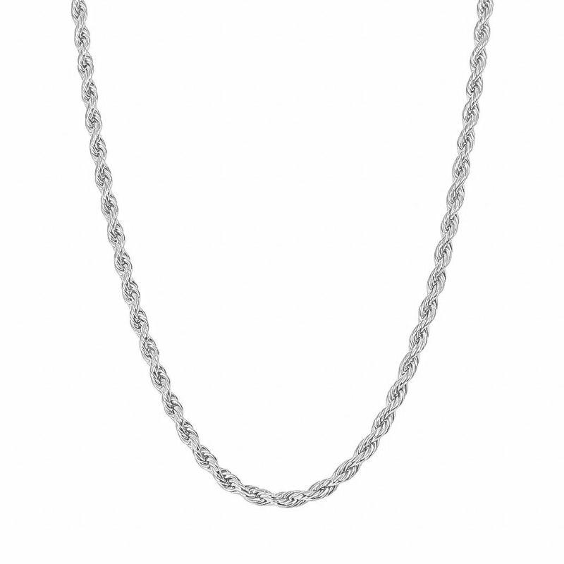 Colar Cordão Baiano 2,5mm Prata