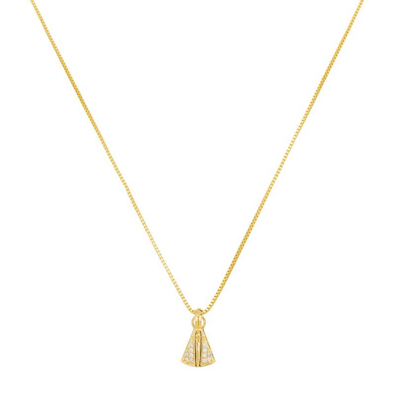 Colar Mini Nossa Senhora Ouro