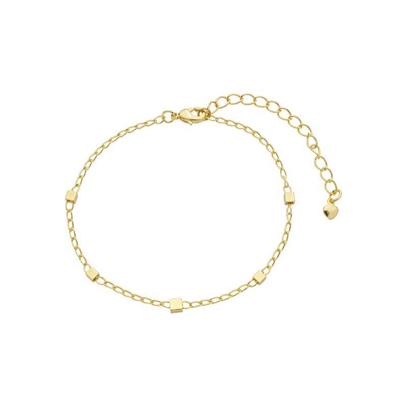 Pulseira Mini Quadrados Ouro