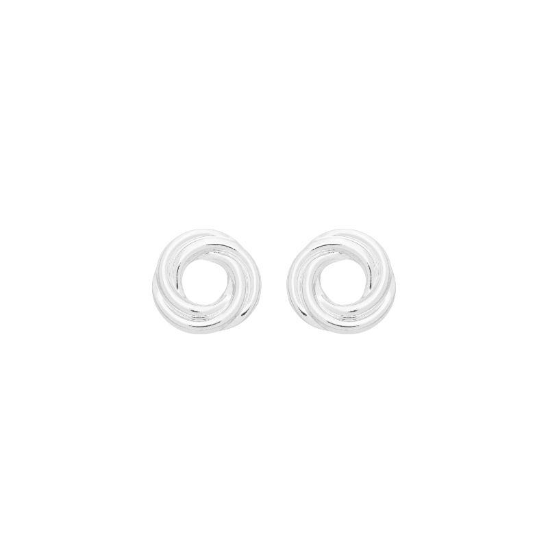 Brinco Espiral Liso Prata