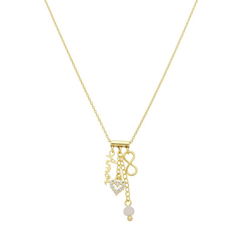 Colar Amuleto Amor Ouro