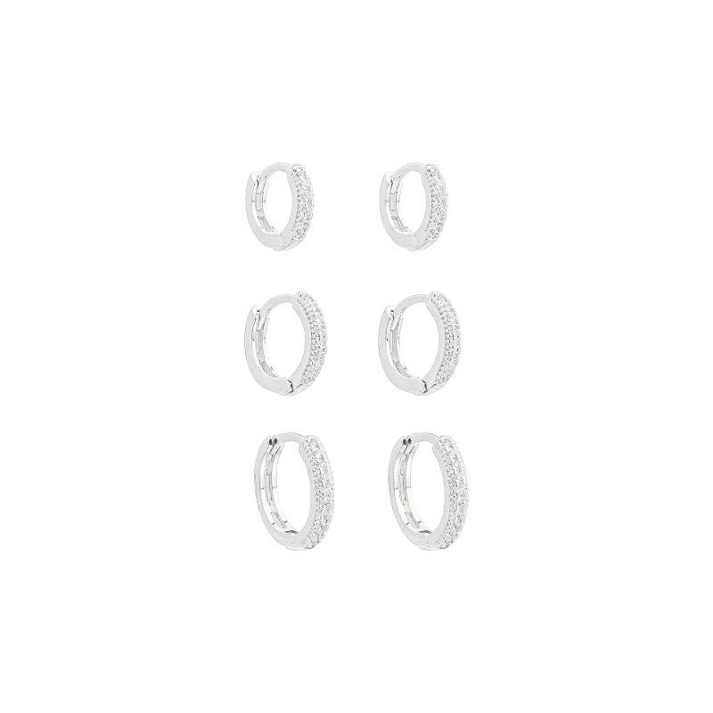 Trio Argola Elegance Prata