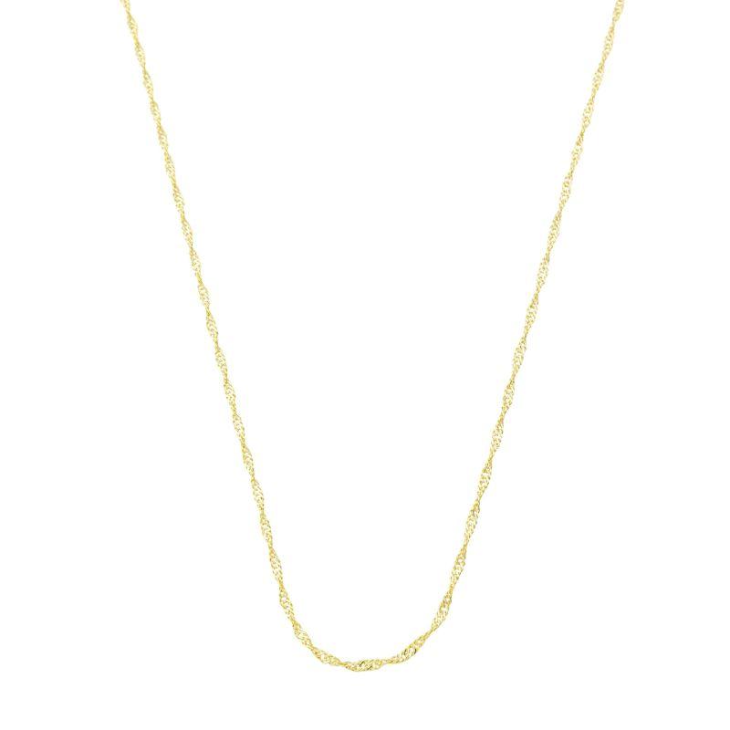 Colar Fio Torcido Masculino Ouro