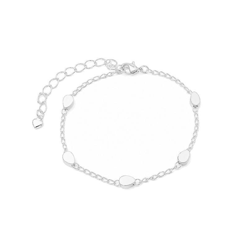 Pulseira Corrente Gotas Prata