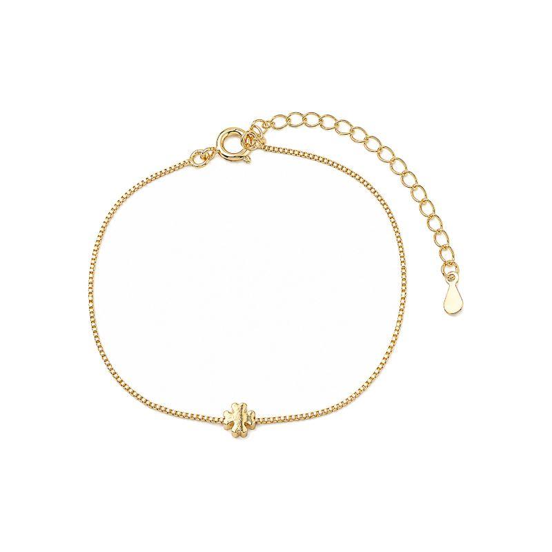 Pulseira Mini Trevo Ouro