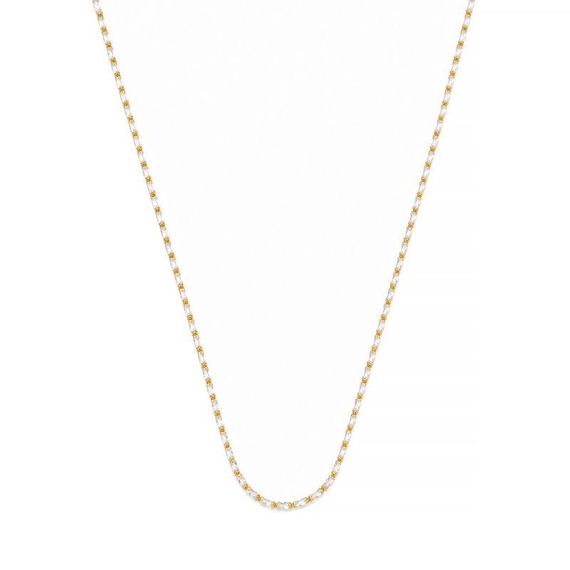 Colar Riviera Retangular Ouro