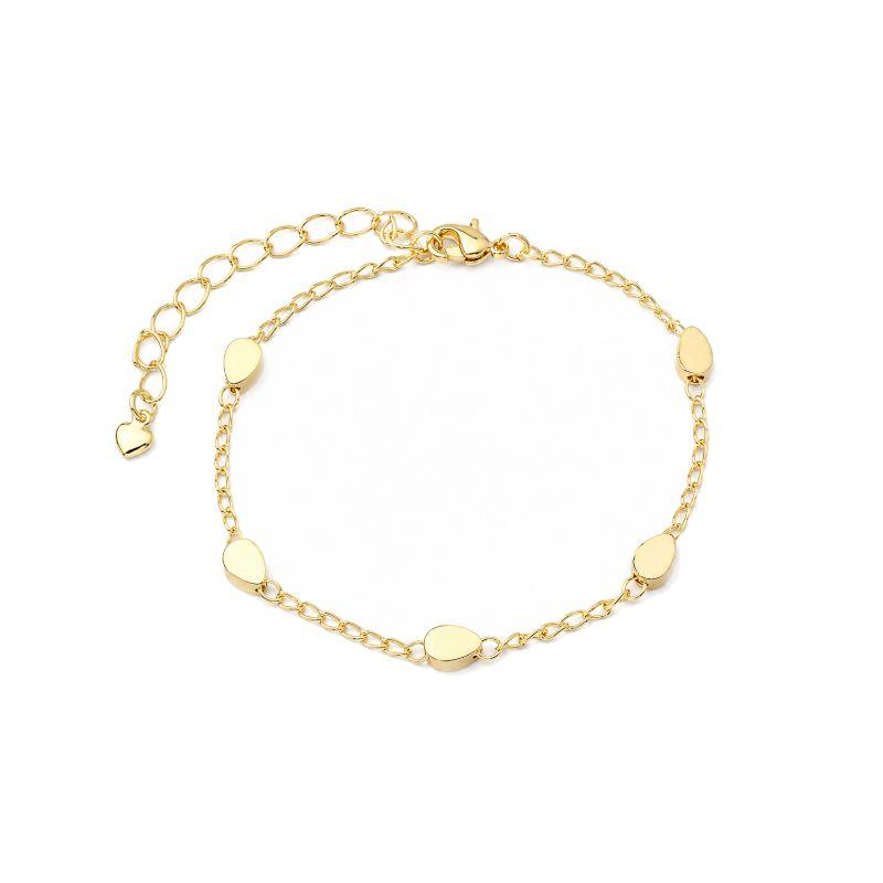 Pulseira Corrente Gotas Ouro