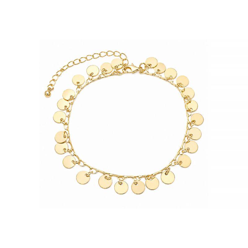 Pulseira Multi Medalhas Ouro